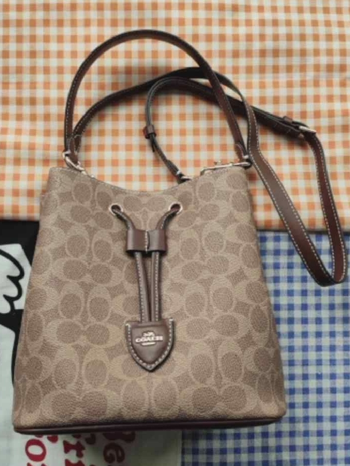 Coach Classic Monogram Bucket Bag